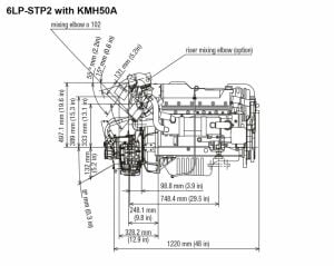 6LPA-STP2 Yanmar Marin Dizel Motor 315Hp Ticari