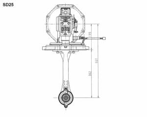 Yanmar Marin Dizel Motor 57Hp 4JH57 + SD60 SailDrive