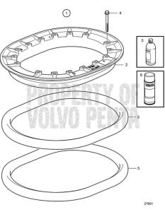 22256171 Volvo Penta IPS Kuyruk O-Ringi