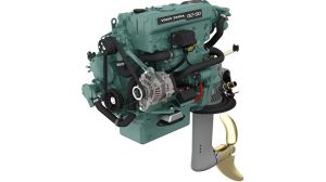 VOLVO PENTA D2-50 MOTOR & S-DRIVE 130S-B