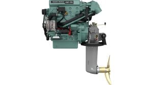 VOLVO PENTA D2-75 MOTOR & S-DRIVE 150S-B