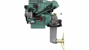 VOLVO PENTA D2-75 MOTOR & S-DRIVE 150S-B
