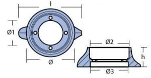 23973978 Volvo Penta S-Drive 120S MS25S Tutya Kiti
