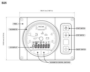Yanmar B25 Panel 164100-30112